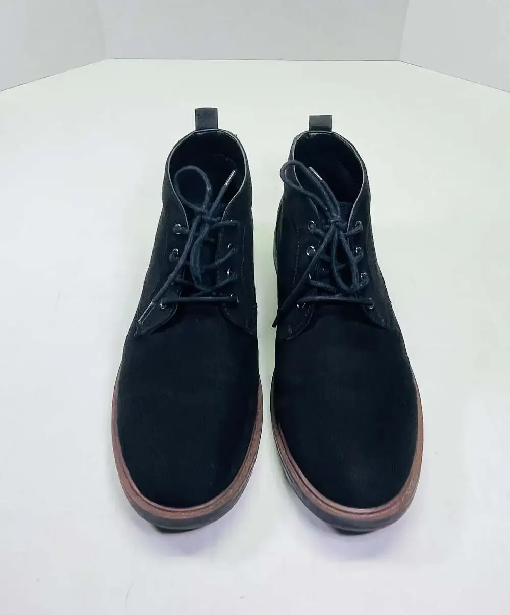 Alfani Aiden Black Suede Chukka Boots Men’s Size 9.5